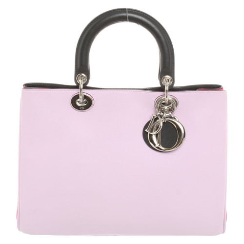CHRISTIAN DIOR Femme Diorissimo Bag Medium en Cuir en Rose/pink