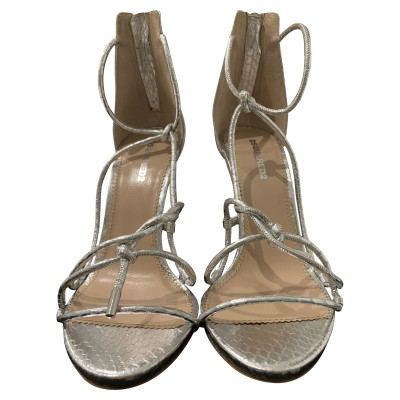 Dsquared2 Sandals Leather in Silvery