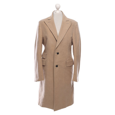 Costume National Giacca/Cappotto in Cotone in Beige