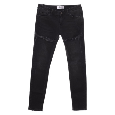 Hironae Paris Jeans aus Baumwolle in Schwarz
