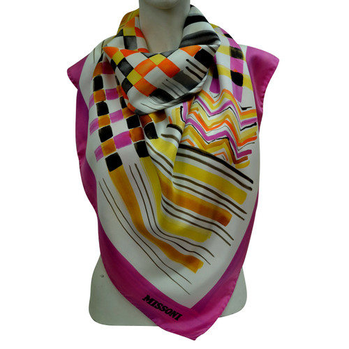 MISSONI Women's Schal/Tuch aus Seide in Fuchsia