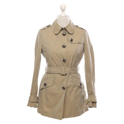 CLOSED Damen Jacke/Mantel aus Baumwolle in Beige Größe: L