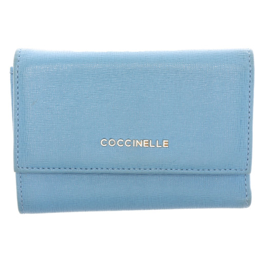 COCCINELLE Damen Täschchen/Portemonnaie aus Leder in Blau