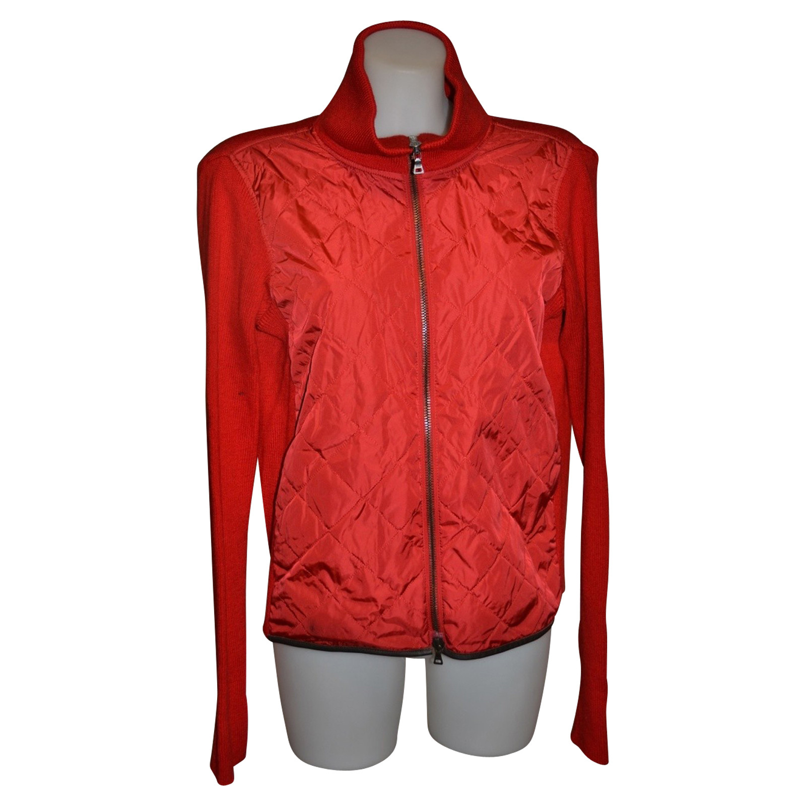 PRADA Women's Jacke in Rot Size: IT 42 | Second Hand