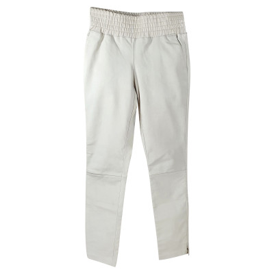Ibana Trousers Leather in White