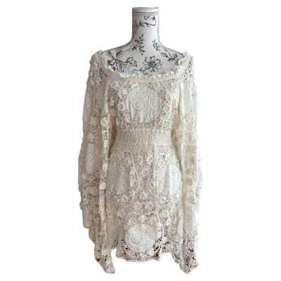 Chloé Kleid aus Baumwolle in Weiß