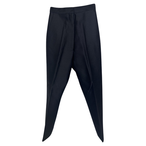 CÉLINE Women's Trousers Wool in Black Size: FR 36
