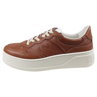 Gucci Trainers Leather in Brown