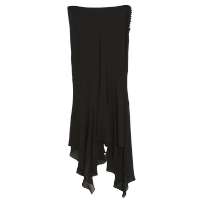 John Galliano Skirt Silk in Black