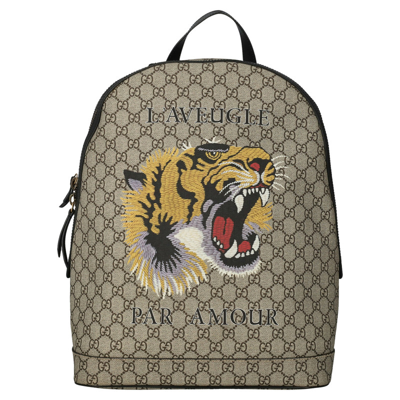 gucci backpack lion