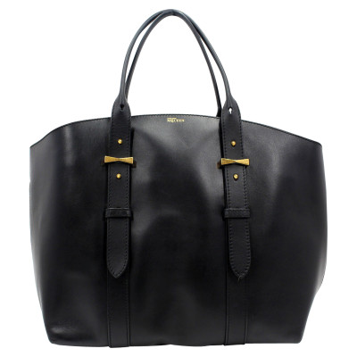 Alexander McQueen Shopper Leather in Black