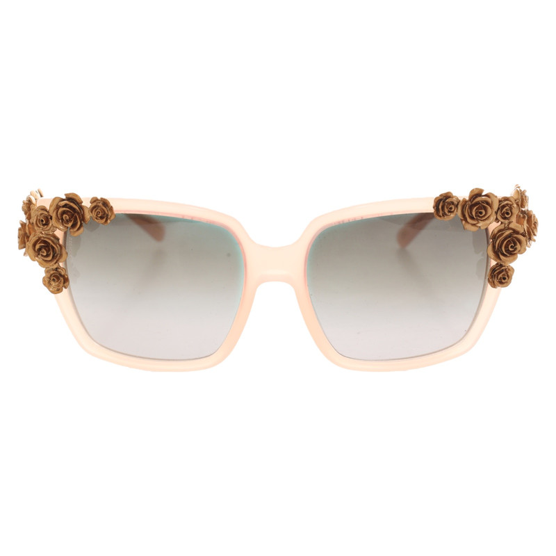 Dolce & Gabbana Metall sonnenbrille in Pink Damen Accessoires Sonnenbrillen 