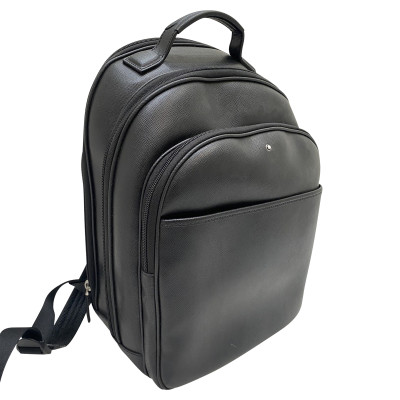 Mont Blanc Backpack Leather in Black