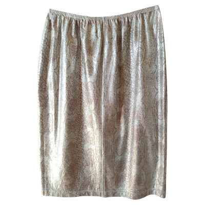 Krizia Skirt Cotton in Silvery