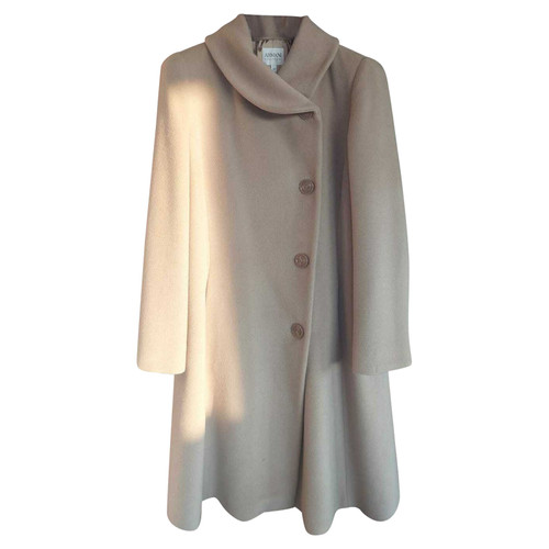 ARMANI COLLEZIONI Damen Jacke/Mantel aus Wolle in Beige