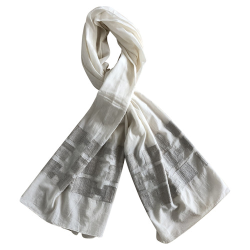 ESSENTIEL ANTWERP Women's Schal/Tuch aus Baumwolle in Creme