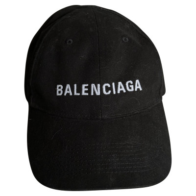 Balenciaga Hat/Cap Cotton in Black
