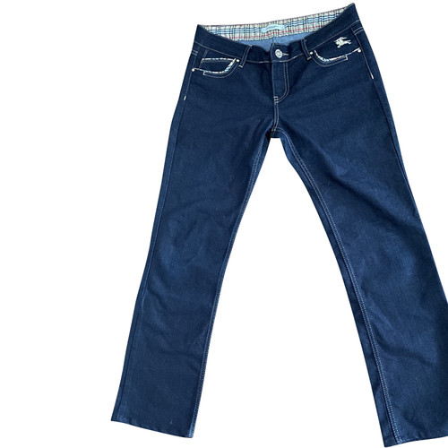 BURBERRY Damen Jeans aus Baumwolle in Blau Größe: W 32 L 34