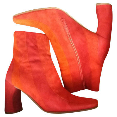 Ann Demeulemeester Ankle boots Suede in Red