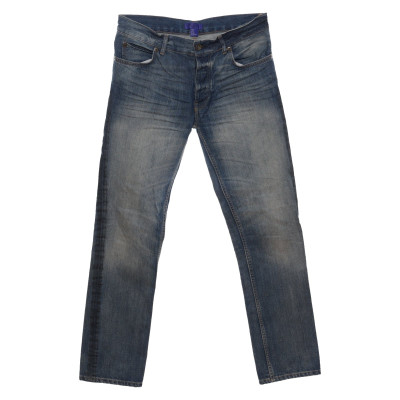 Jimmy Choo For H&M Jeans Cotton in Blue