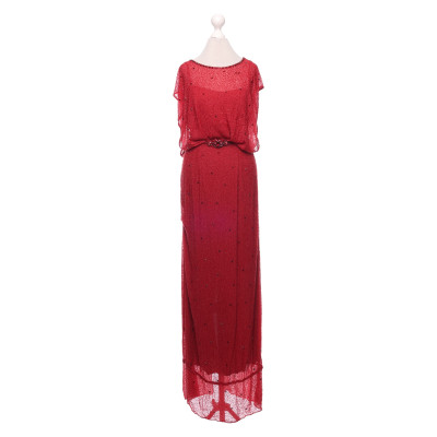 Jenny Packham Dress Silk in Red