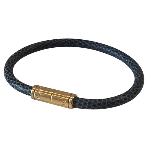 LOUIS VUITTON Women's Bracelet/Wristband Leather in Blue