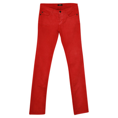 Costume National Jeans aus Baumwolle in Rot