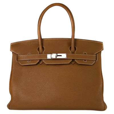 Hermès Birkin Bag 30 in Pelle in Oro
