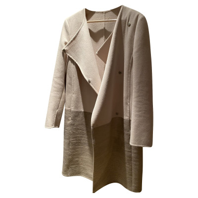 Akris Jacket/Coat Wool in Cream