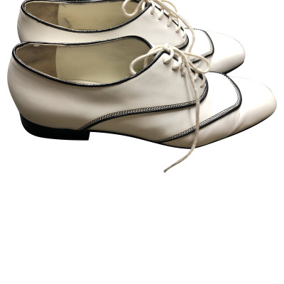 Fratelli Rossetti Schnürschuhe aus Leder in Weiß