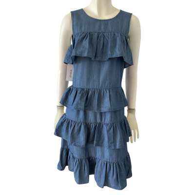 Derek Lam Kleid aus Baumwolle in Blau