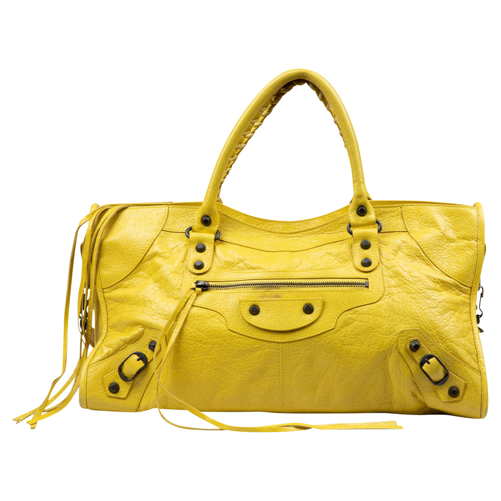 Balenciaga City Bag aus Leder in Gelb - Second Hand Balenciaga City Bag aus  Leder in Gelb buy used for 549€ (7147997)
