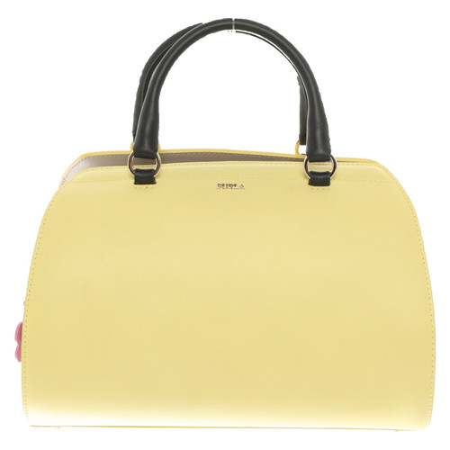 FURLA Damen Handtasche aus Leder in Gelb | Second Hand