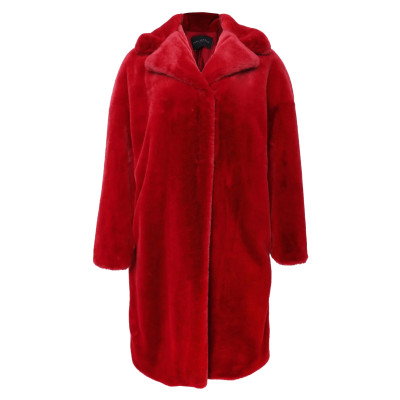 Tara Jarmon Jacket/Coat Fur in Bordeaux