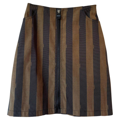 Fendi Skirt Cotton in Brown