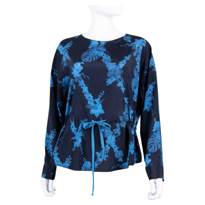 Ballantyne Knitwear Silk in Blue