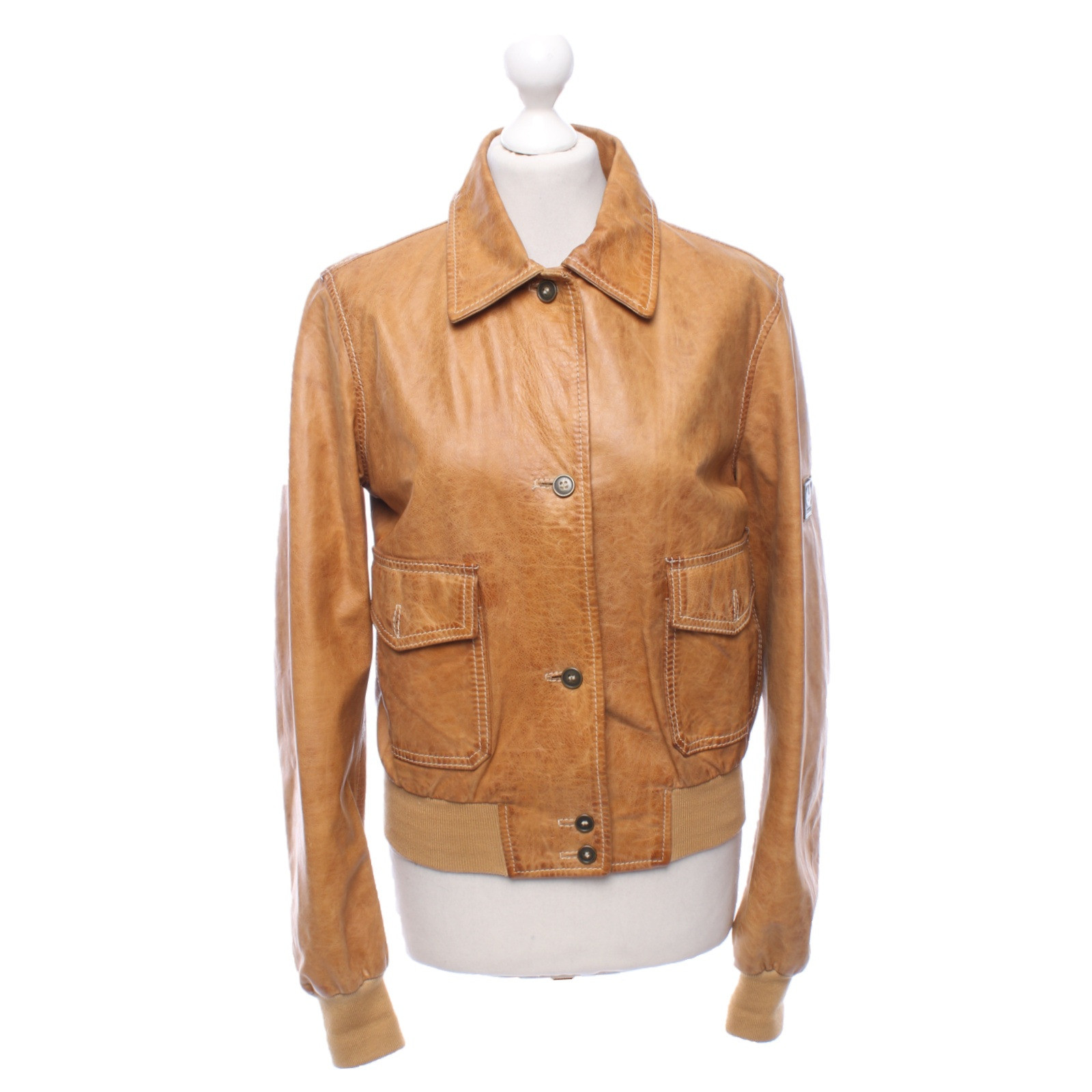 Exitoso Rancio bandeja Belstaff Jacket/Coat Leather in Brown - Second Hand Belstaff Jacket/Coat  Leather in Brown buy used for 214€ (4173883)