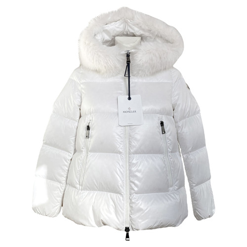 MONCLER Women's Jacket/Coat in White Size: IT 40
