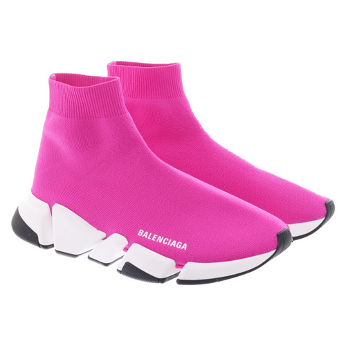 BALENCIAGA Women's Speed Sock Sneakers in Pink Size: EU 40