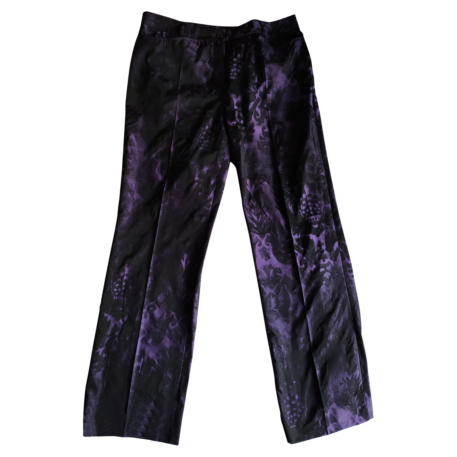 MARC CAIN Women's Hose in Violett Size: XL | Second Hand