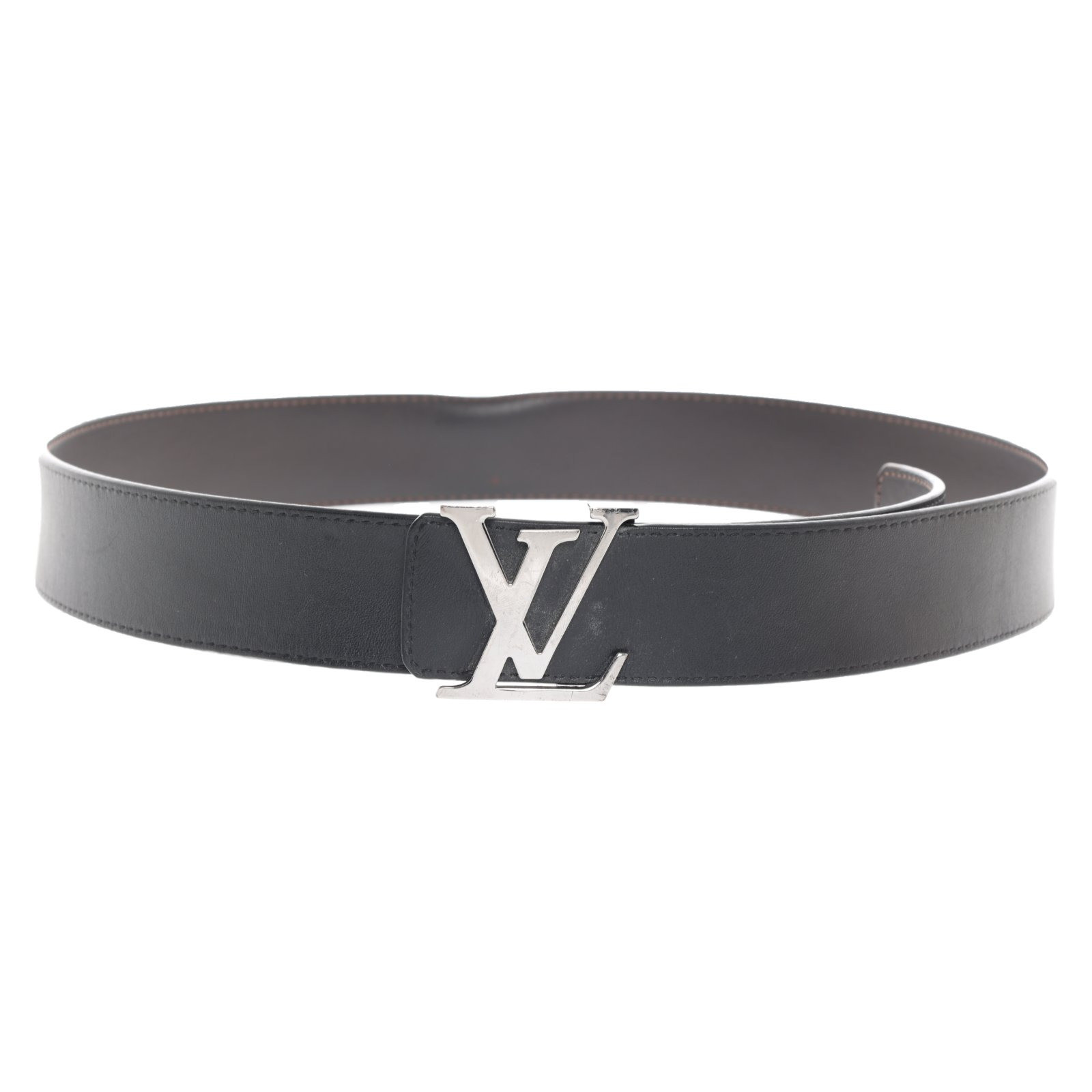Louis Vuitton Belt Leather in Black - Second Hand Louis Vuitton Belt  Leather in Black buy used for 216€ (7705393)