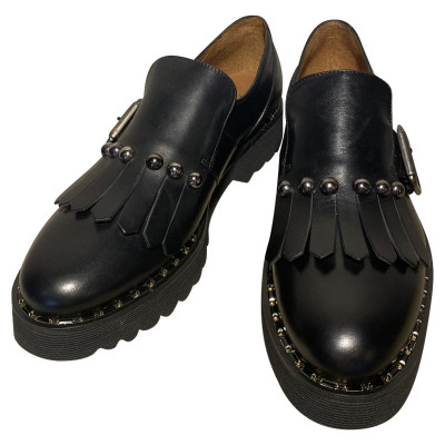 Pons Quintana Slippers/Ballerinas Leather in Black