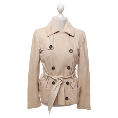 D&G Giacca/Cappotto in Pelle in Beige