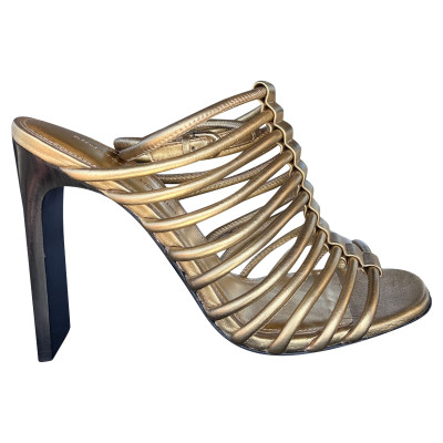 Sigerson Morrison Sandals Leather in Gold