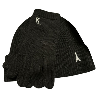 Karl Lagerfeld Handschuhe in Schwarz