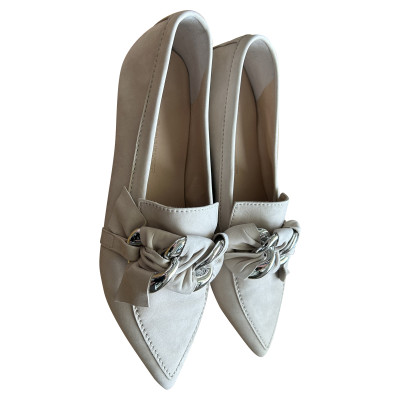 Kennel & Schmenger Slippers/Ballerinas Leather in Cream