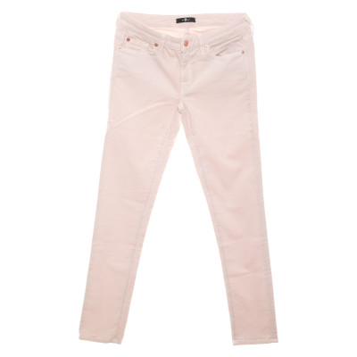 7 For All Mankind Trousers in Cream