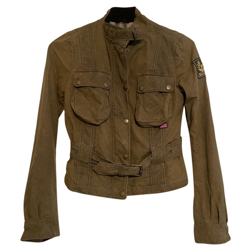 BELSTAFF Women's Jacket/Coat Cotton in Khaki Size: DE 40