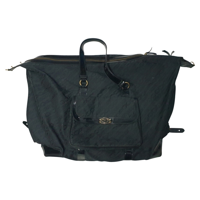 Damen Taschen Reisetaschen und Weekender Moschino Gesteppte Reisetasche in Schwarz 