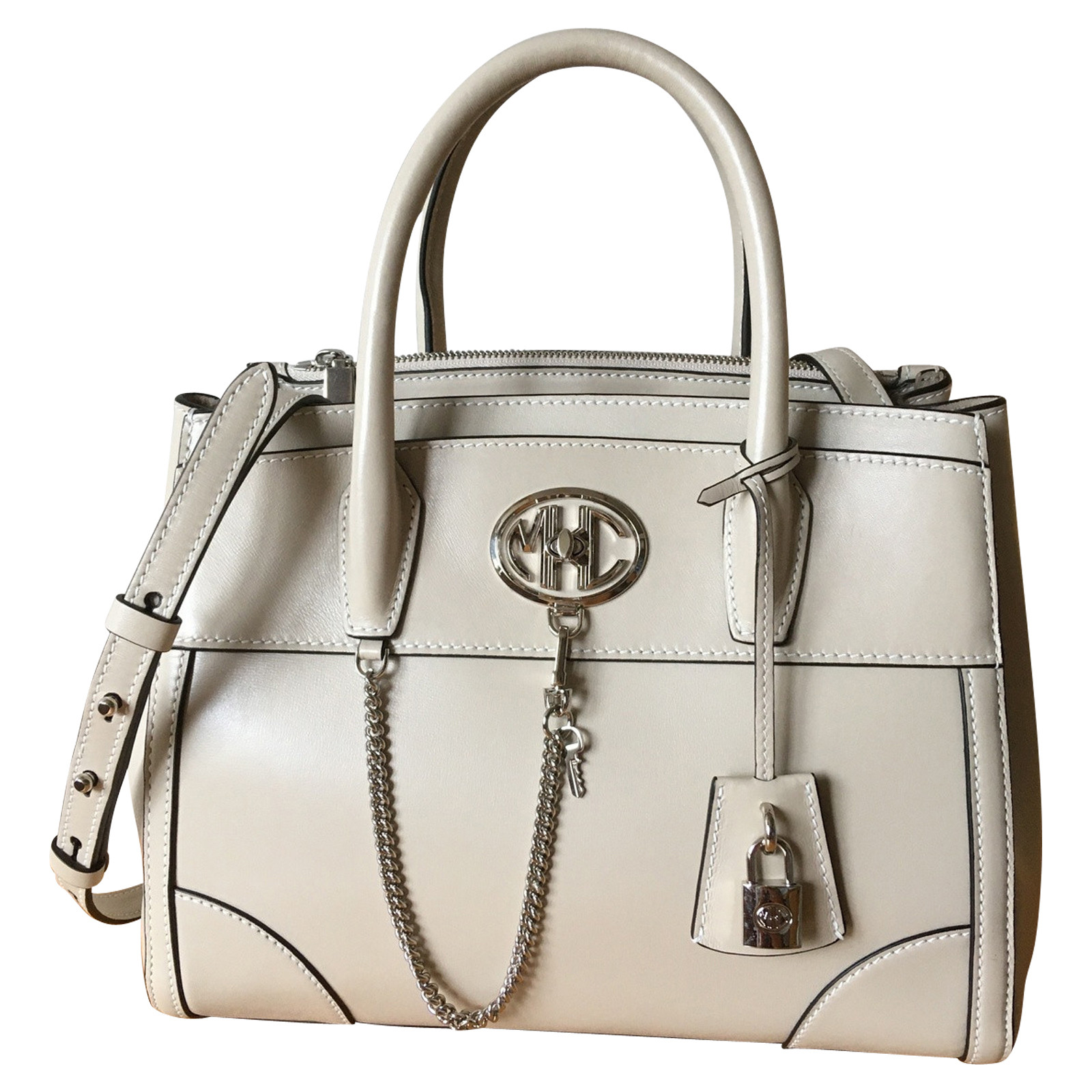 MICHAEL KORS Donna Borsa a tracolla in Pelle in Beige